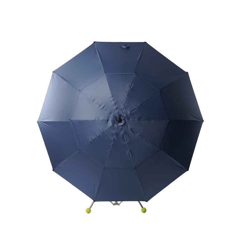 Articulated-Arm Rotating 8-Rib Double-Layer Fishing Umbrella